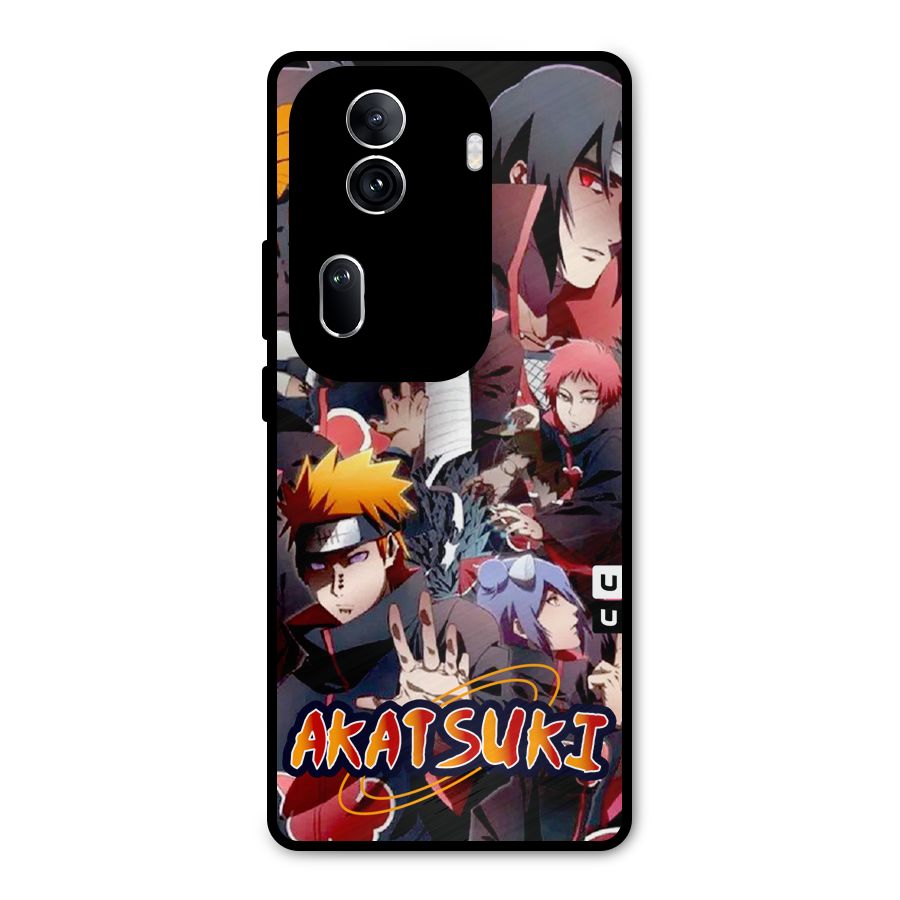 Team Akatsuki Metal Back Case for Oppo Reno11 Pro 5G