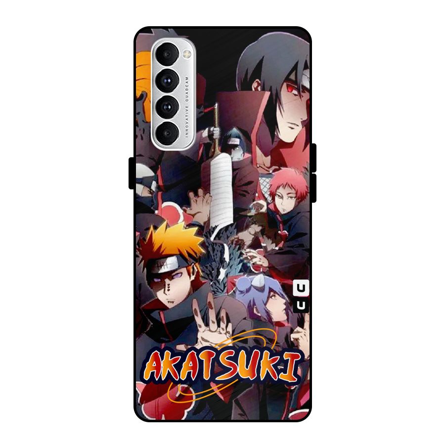Team Akatsuki Metal Back Case for Oppo Reno4 Pro