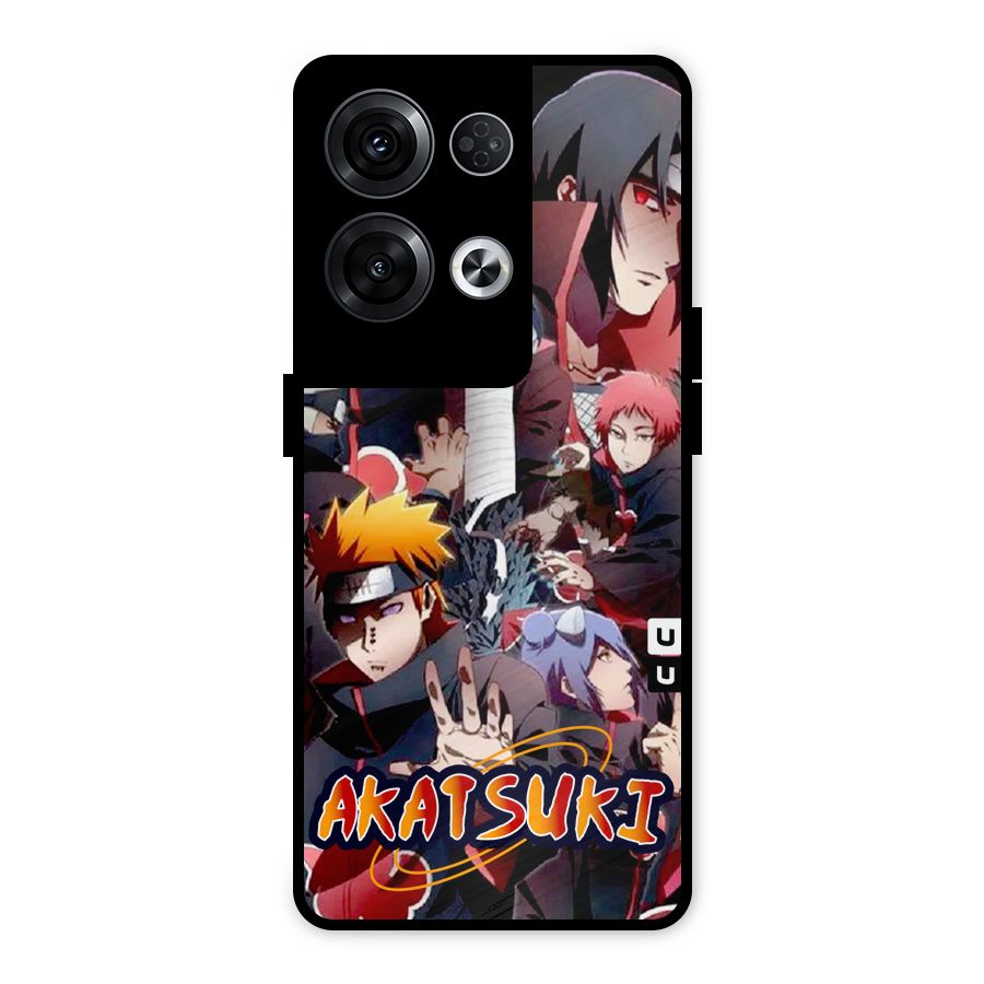 Team Akatsuki Metal Back Case for Oppo Reno8 Pro 5G