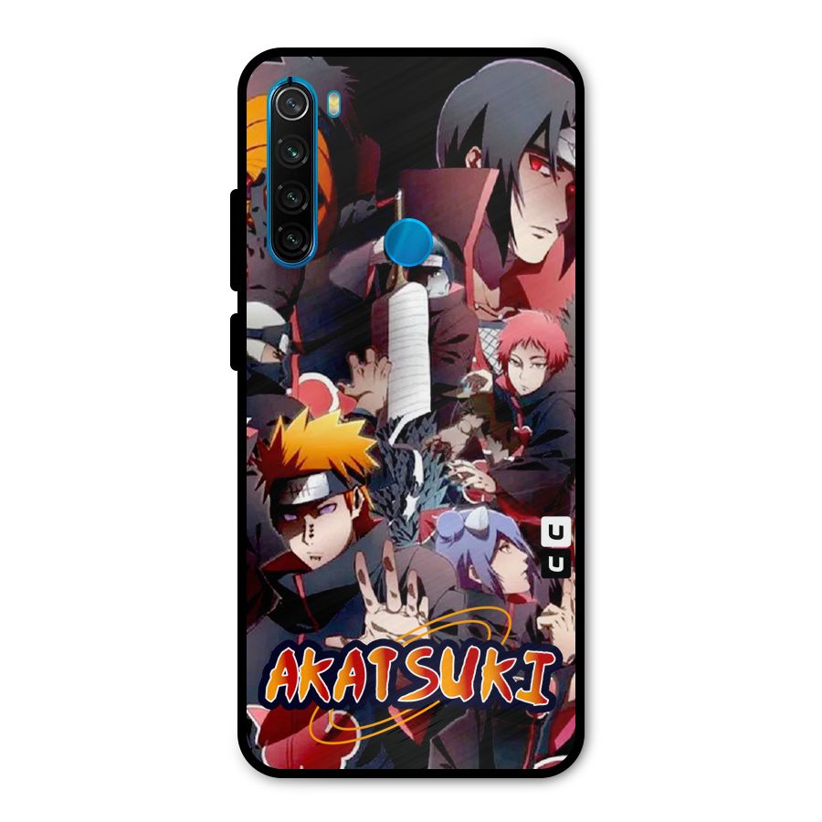 Team Akatsuki Metal Back Case for Redmi Note 8
