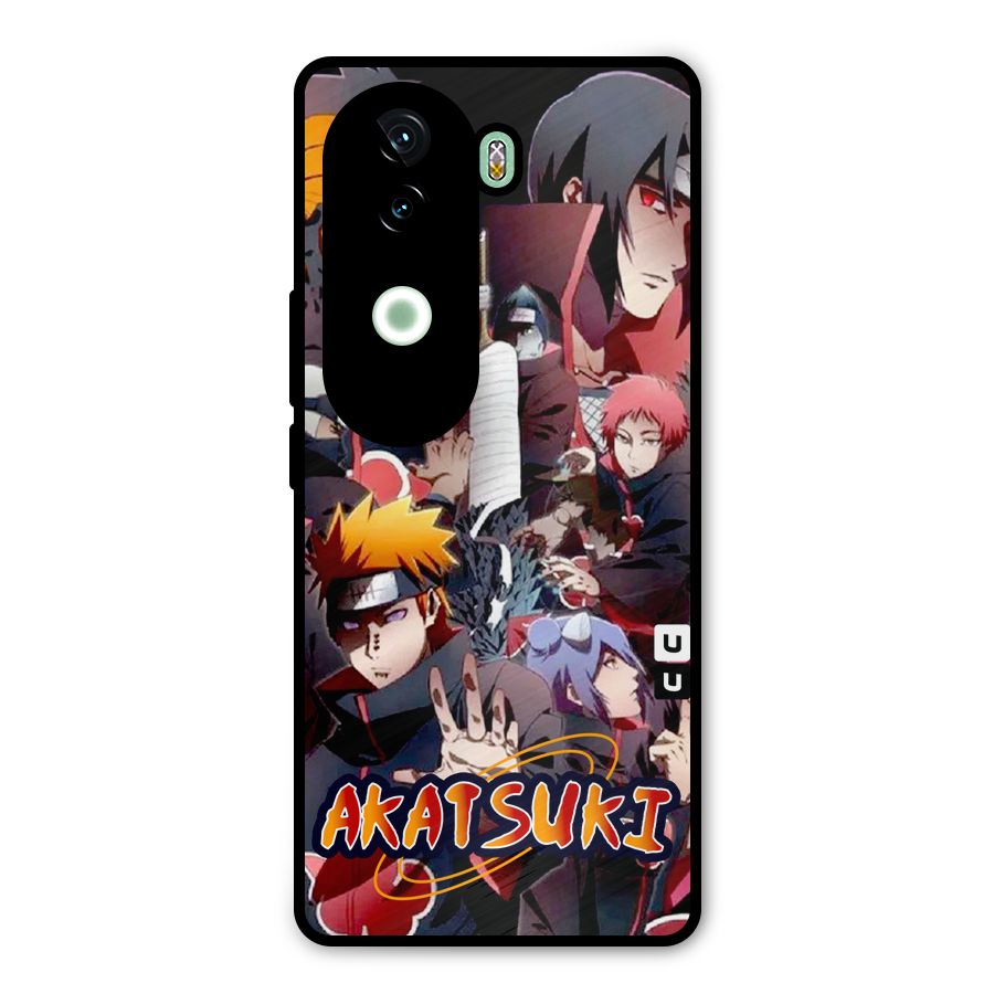 Team Akatsuki Metal Back Case for Vivo V40e