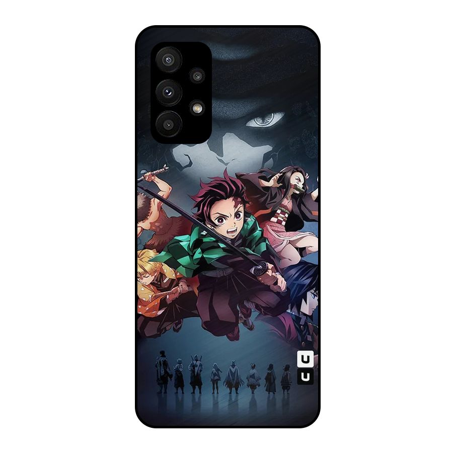 Team Demon Slayer Metal Back Case for Galaxy A23