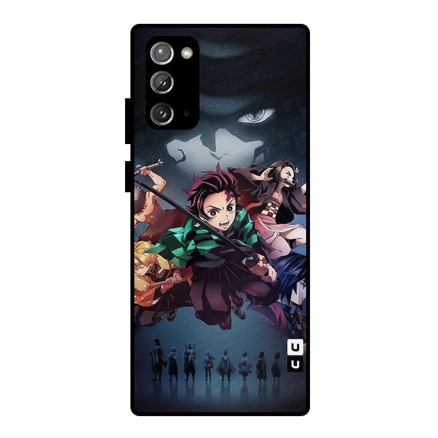 Team Demon Slayer Metal Back Case for Galaxy Note 20
