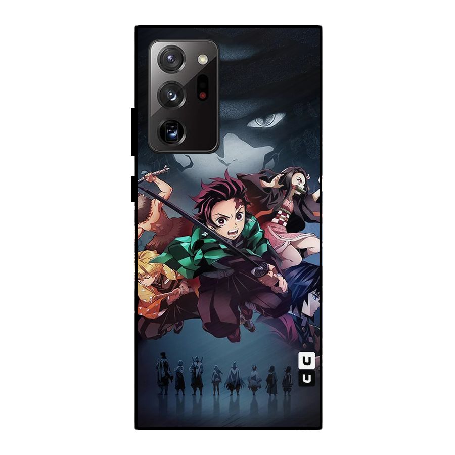 Team Demon Slayer Metal Back Case for Galaxy Note 20 Ultra