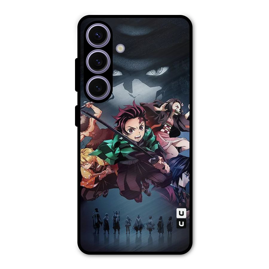 Team Demon Slayer Metal Back Case for Galaxy S24