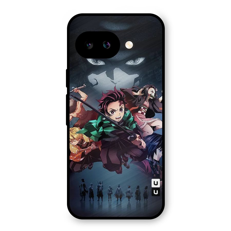 Team Demon Slayer Metal Back Case for Google Pixel 9a