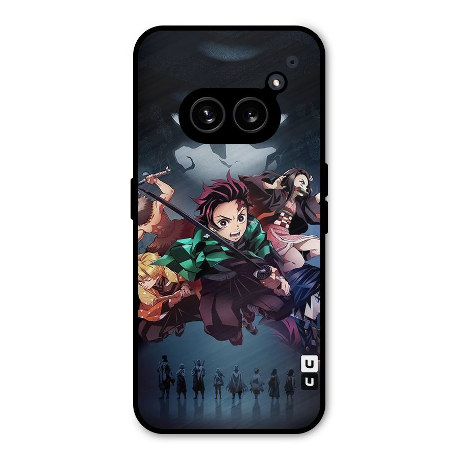 Team Demon Slayer Metal Back Case for Nothing Phone 2a