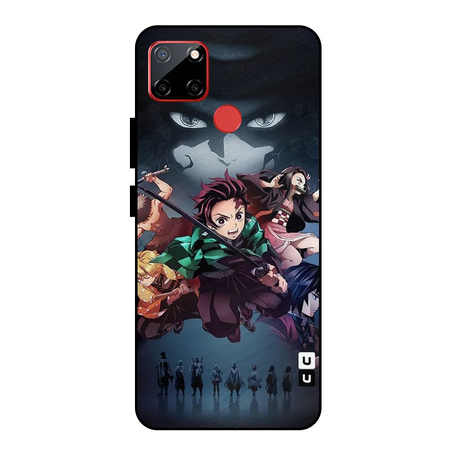 Team Demon Slayer Metal Back Case for Realme C12