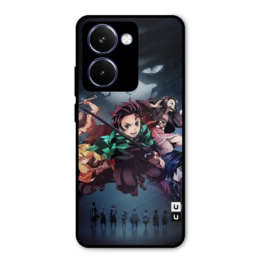 Team Demon Slayer Metal Back Case for Realme P3 Ultra
