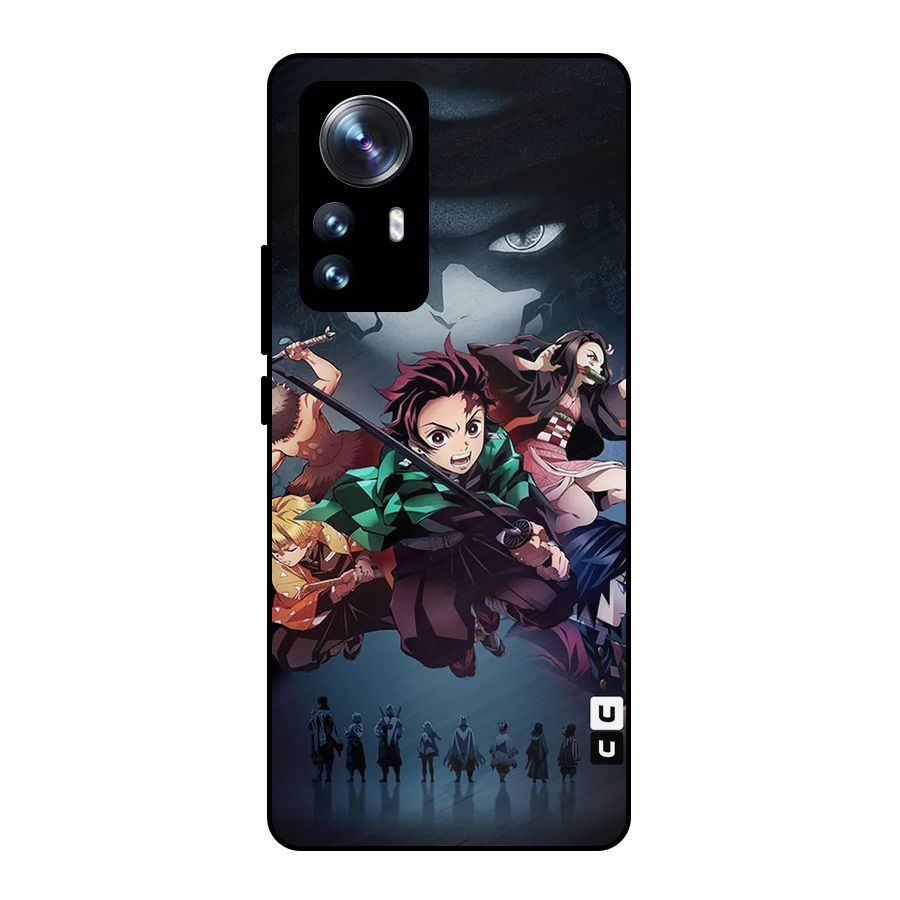Team Demon Slayer Metal Back Case for Xiaomi 12 Pro
