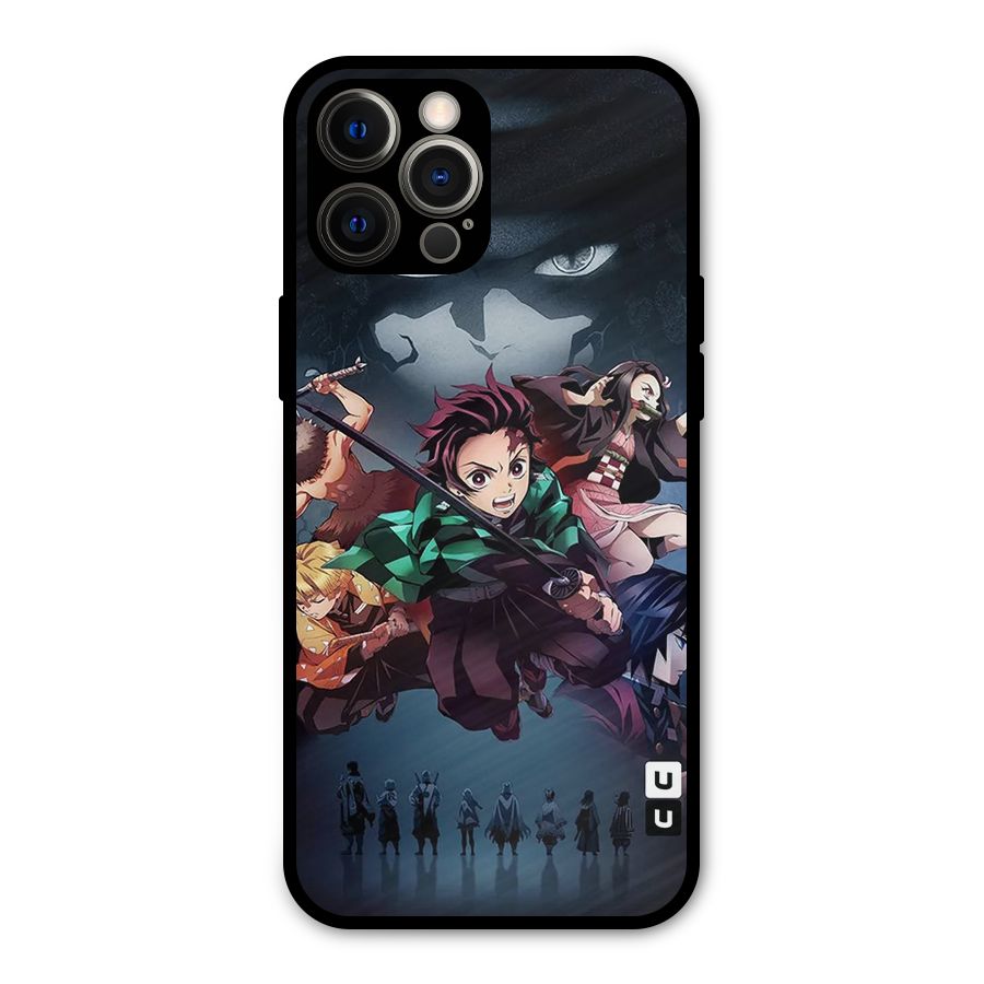 Team Demon Slayer Metal Back Case for iPhone 12 Pro Max