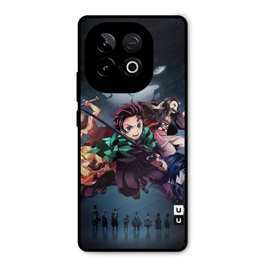 Team Demon Slayer Metal Back Case for iQOO Neo 10