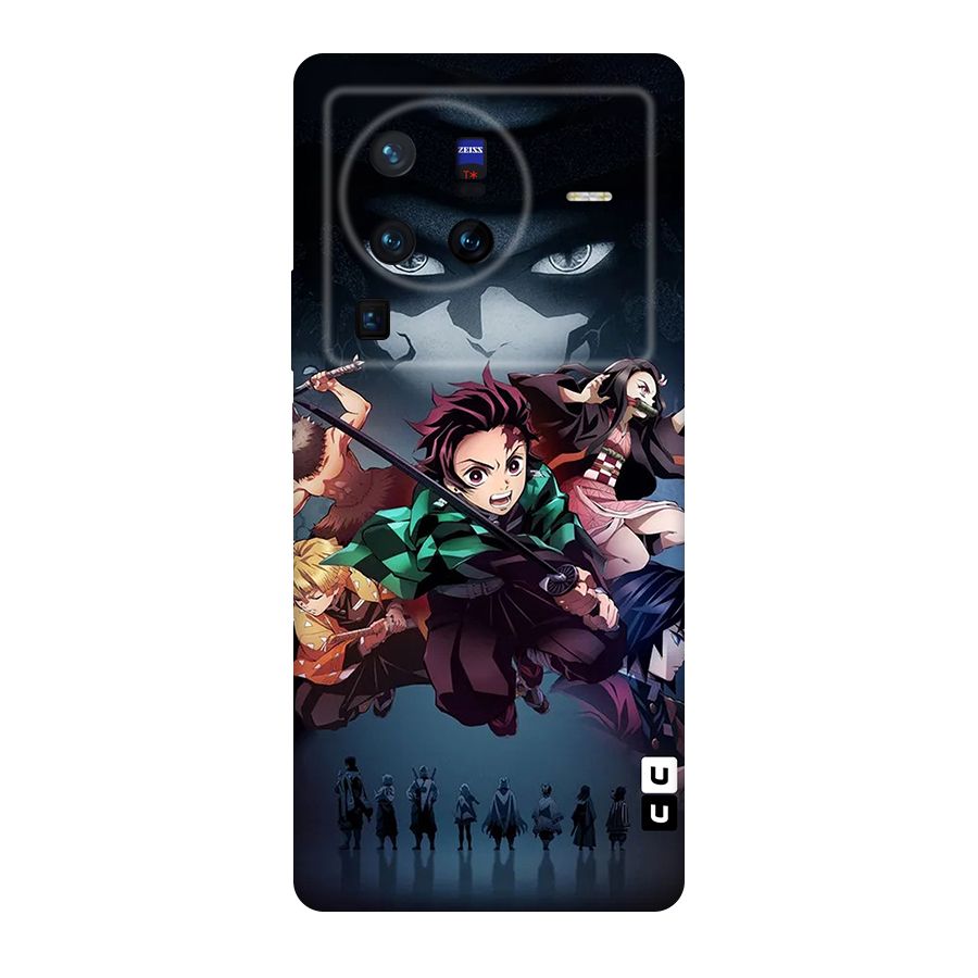 Team Demon Slayer Original Polycarbonate Back Case for Vivo X80