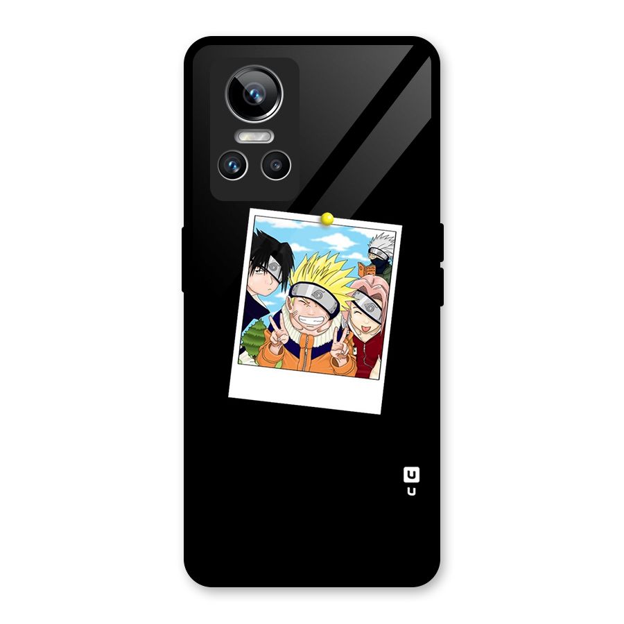 Team Kakashi Cute Glass Back Case for Realme GT Neo 3