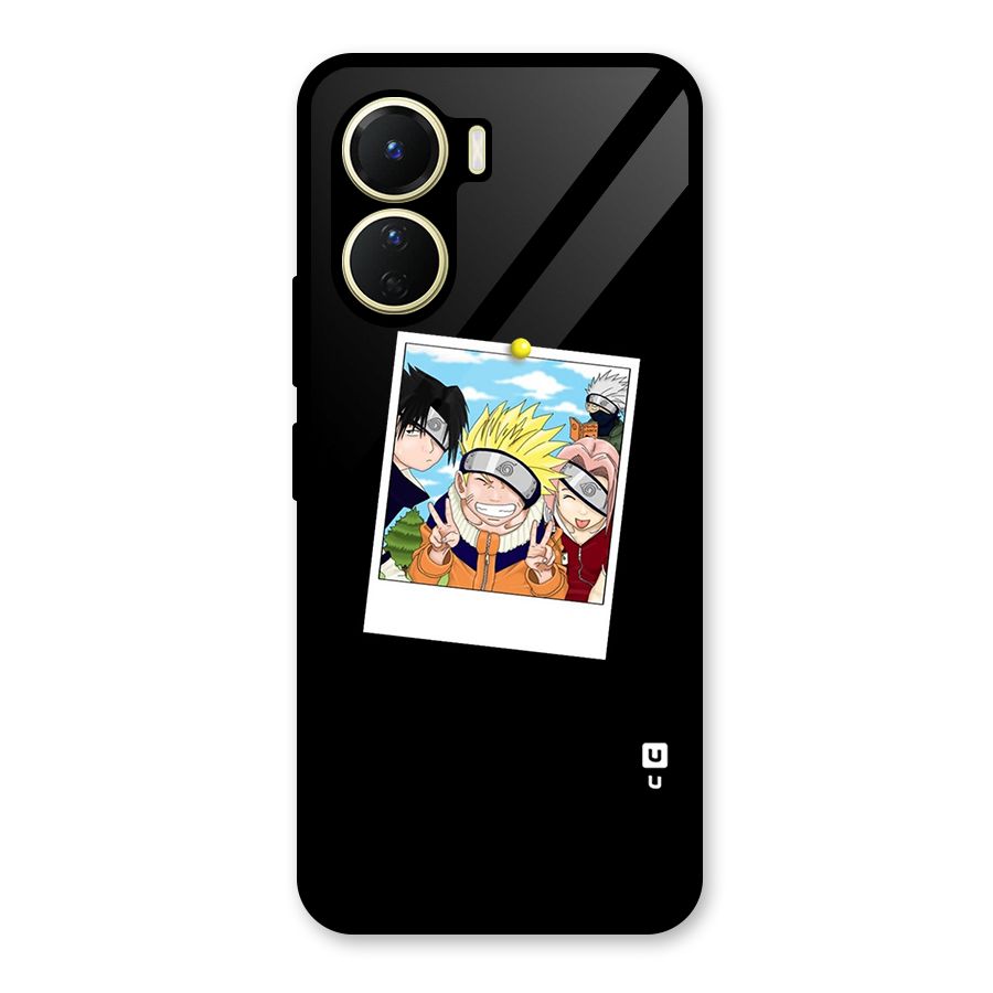 Team Kakashi Cute Glass Back Case for Vivo Y56