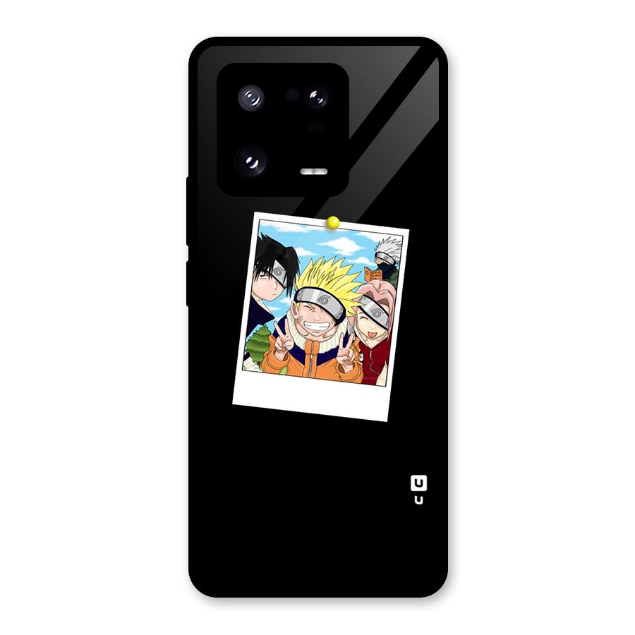 Team Kakashi Cute Glass Back Case for Xiaomi 13 Pro