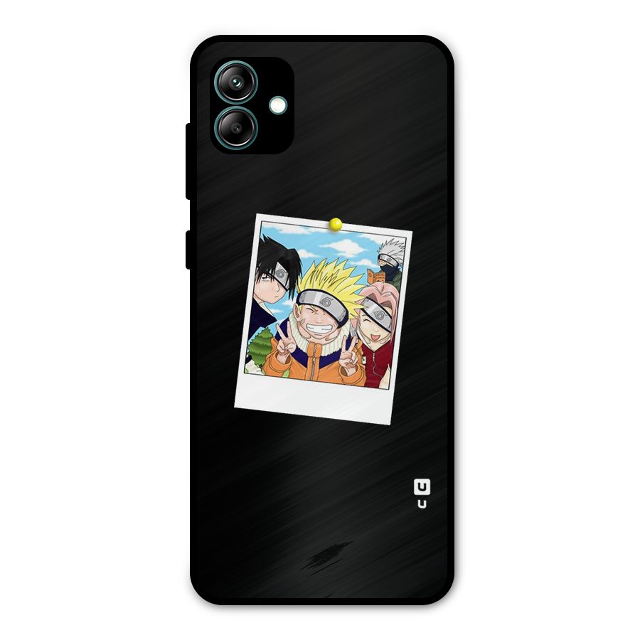 Team Kakashi Cute Metal Back Case for Galaxy A04