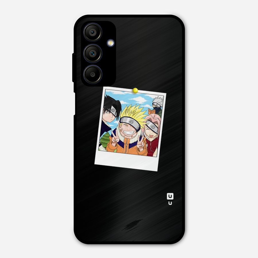 Team Kakashi Cute Metal Back Case for Galaxy A15 5G
