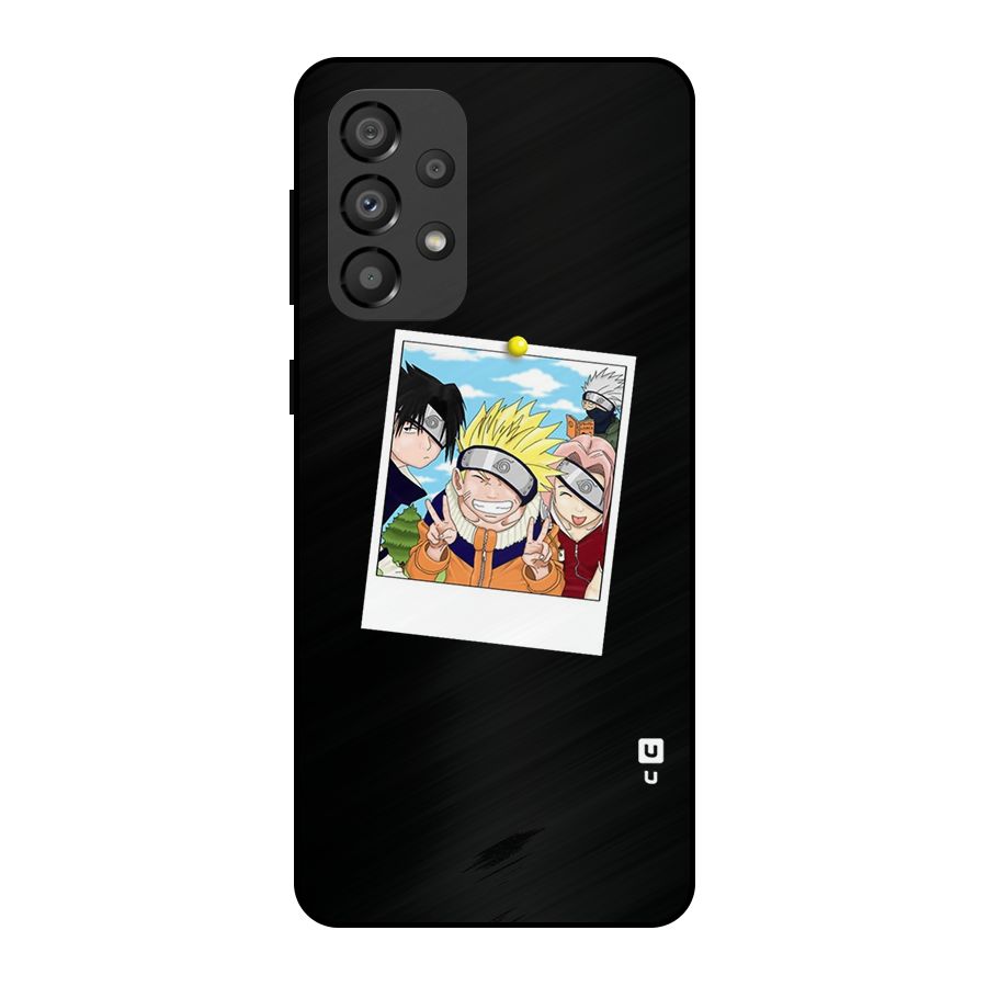 Team Kakashi Cute Metal Back Case for Galaxy A33 5G