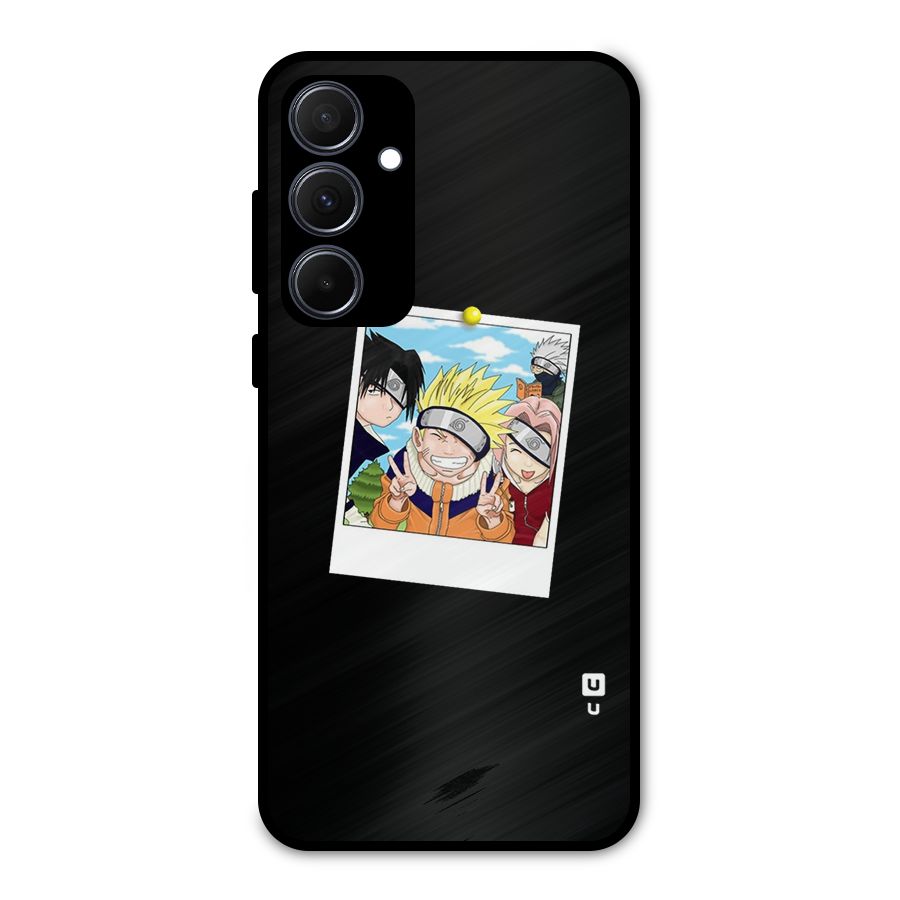Team Kakashi Cute Metal Back Case for Galaxy A35