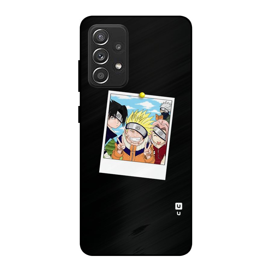 Team Kakashi Cute Metal Back Case for Galaxy A52