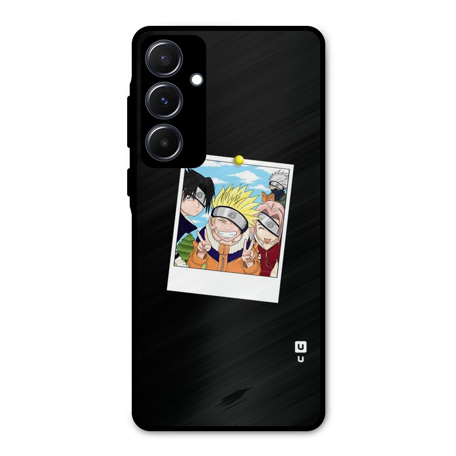 Team Kakashi Cute Metal Back Case for Galaxy A55