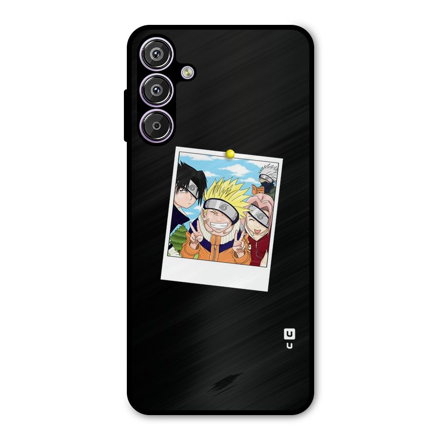Team Kakashi Cute Metal Back Case for Galaxy F15