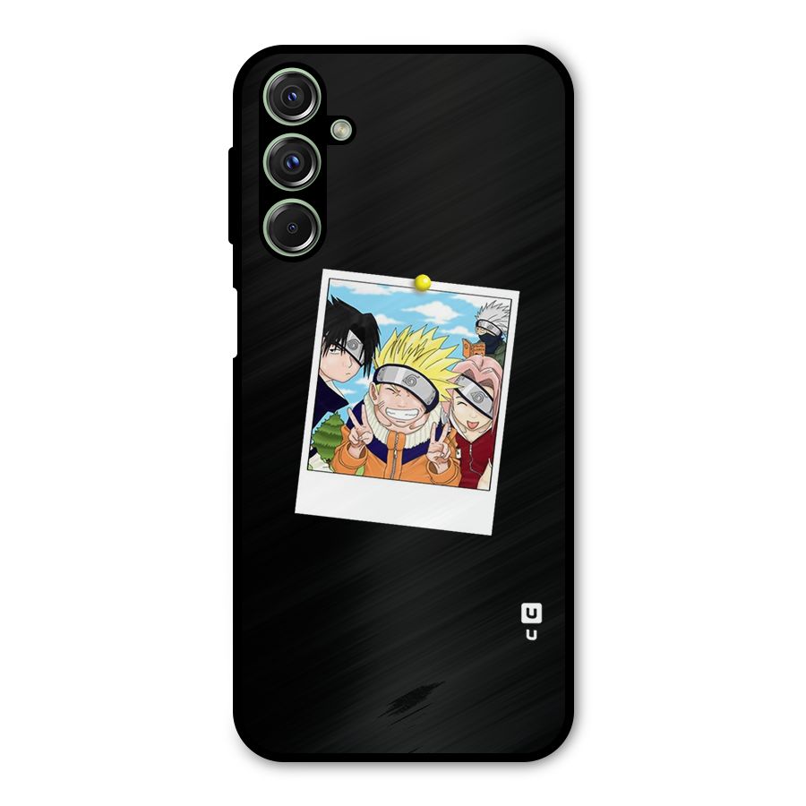 Team Kakashi Cute Metal Back Case for Galaxy F34