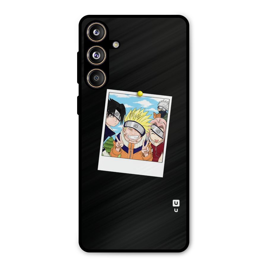 Team Kakashi Cute Metal Back Case for Galaxy F55