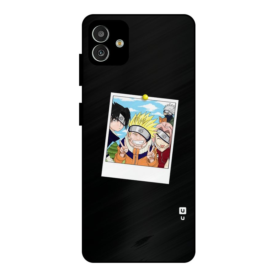 Team Kakashi Cute Metal Back Case for Galaxy M13 5G