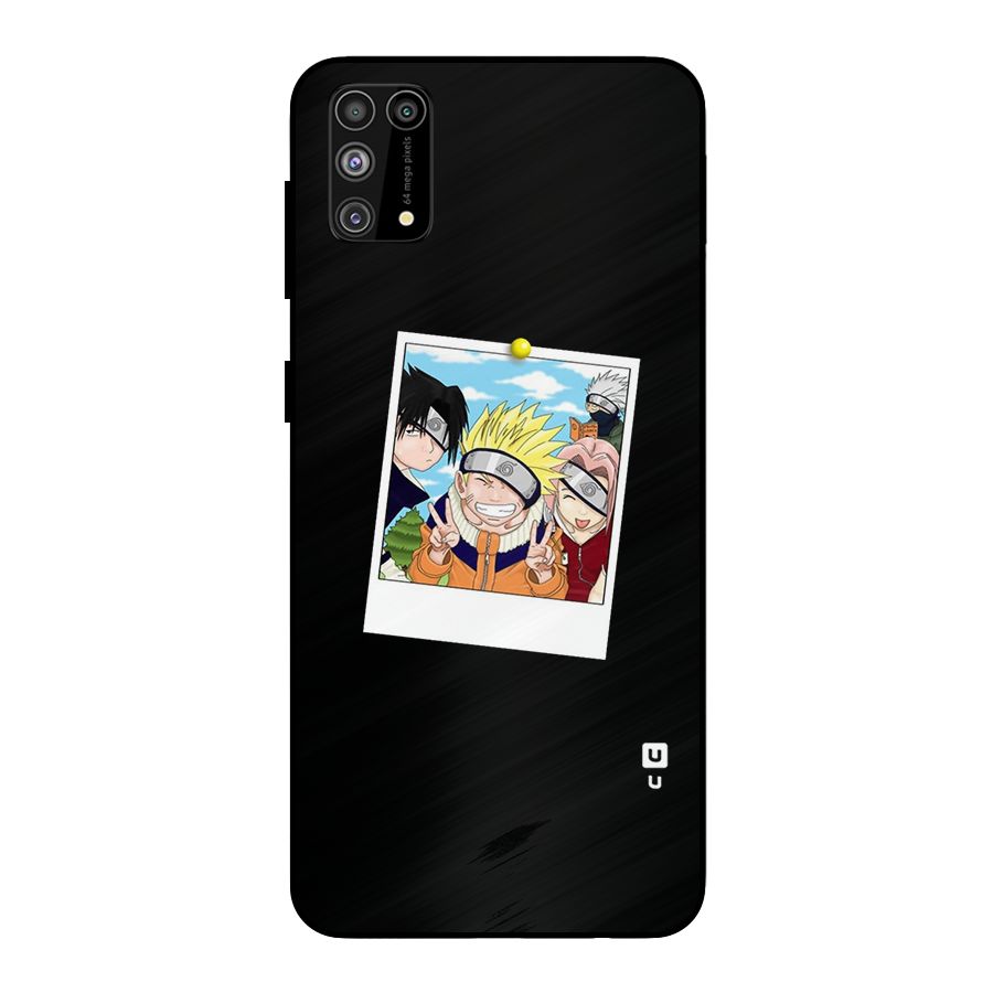 Team Kakashi Cute Metal Back Case for Galaxy M31