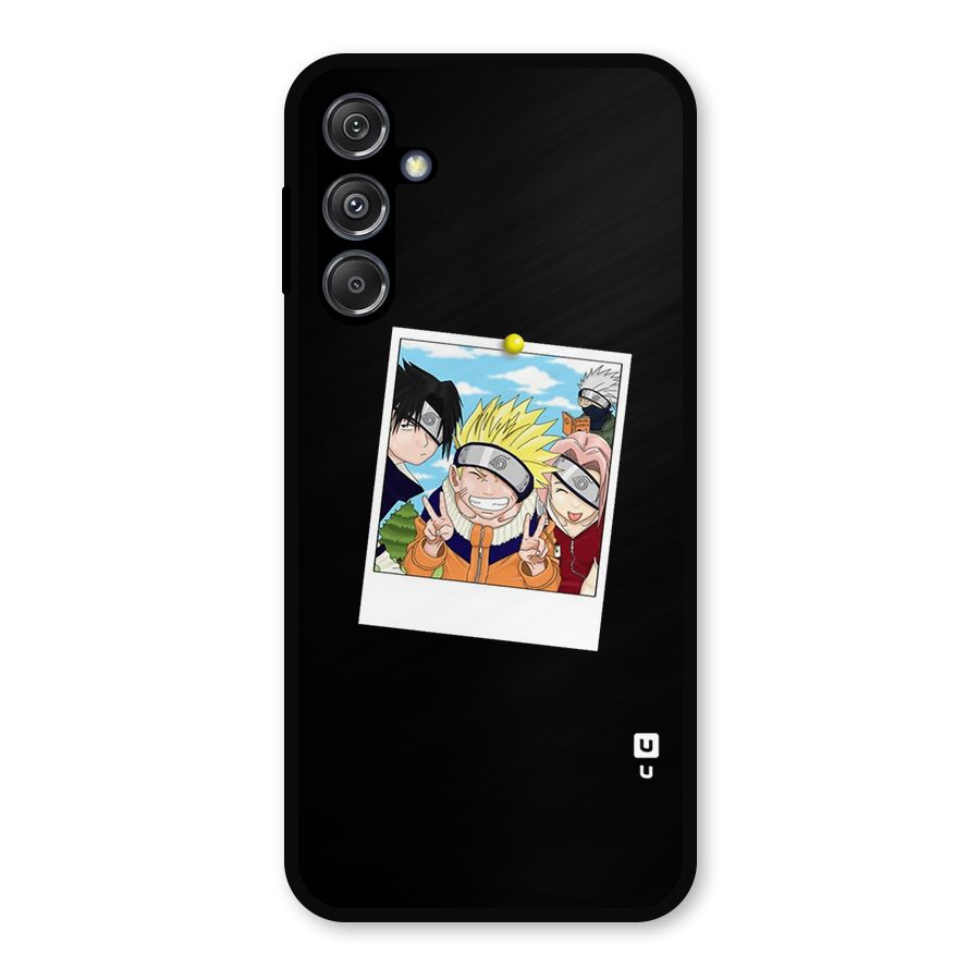 Team Kakashi Cute Metal Back Case for Galaxy M34 5G