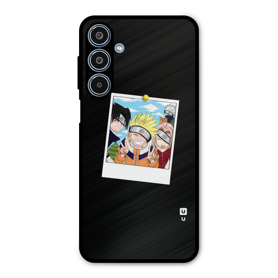 Team Kakashi Cute Metal Back Case for Galaxy M35