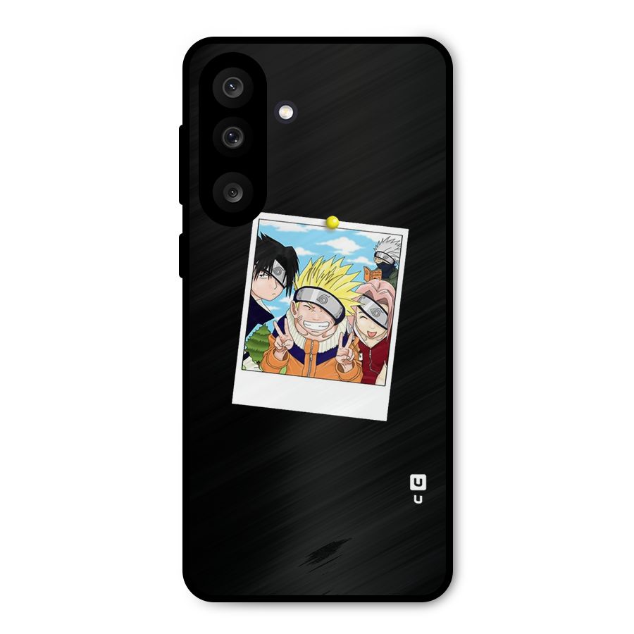 Team Kakashi Cute Metal Back Case for Galaxy M56