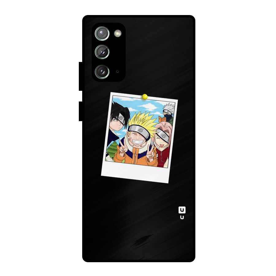 Team Kakashi Cute Metal Back Case for Galaxy Note 20