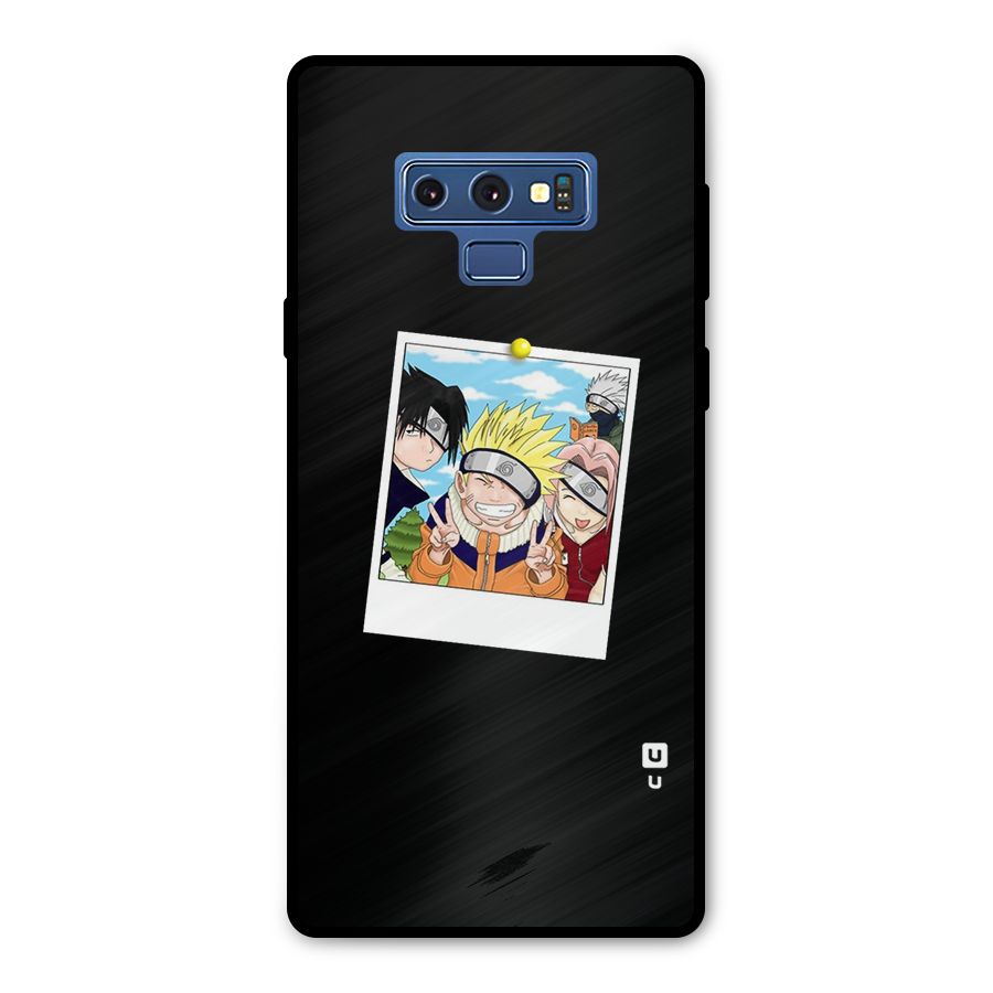 Team Kakashi Cute Metal Back Case for Galaxy Note 9