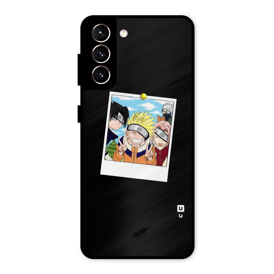 Team Kakashi Cute Metal Back Case for Galaxy S21 5G