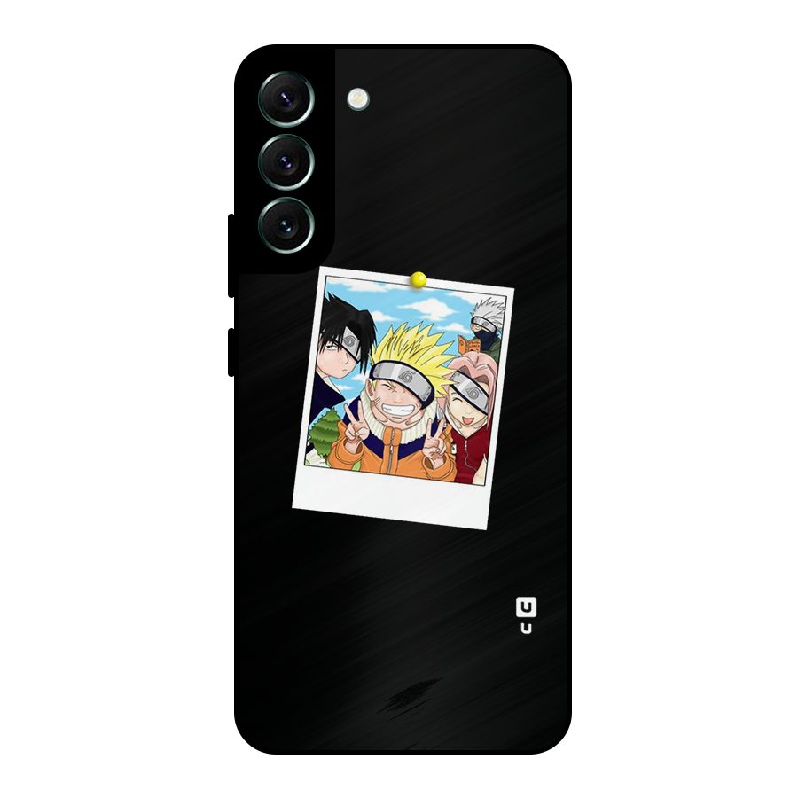 Team Kakashi Cute Metal Back Case for Galaxy S22 Plus 5G