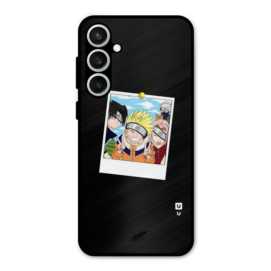Team Kakashi Cute Metal Back Case for Galaxy S23 FE