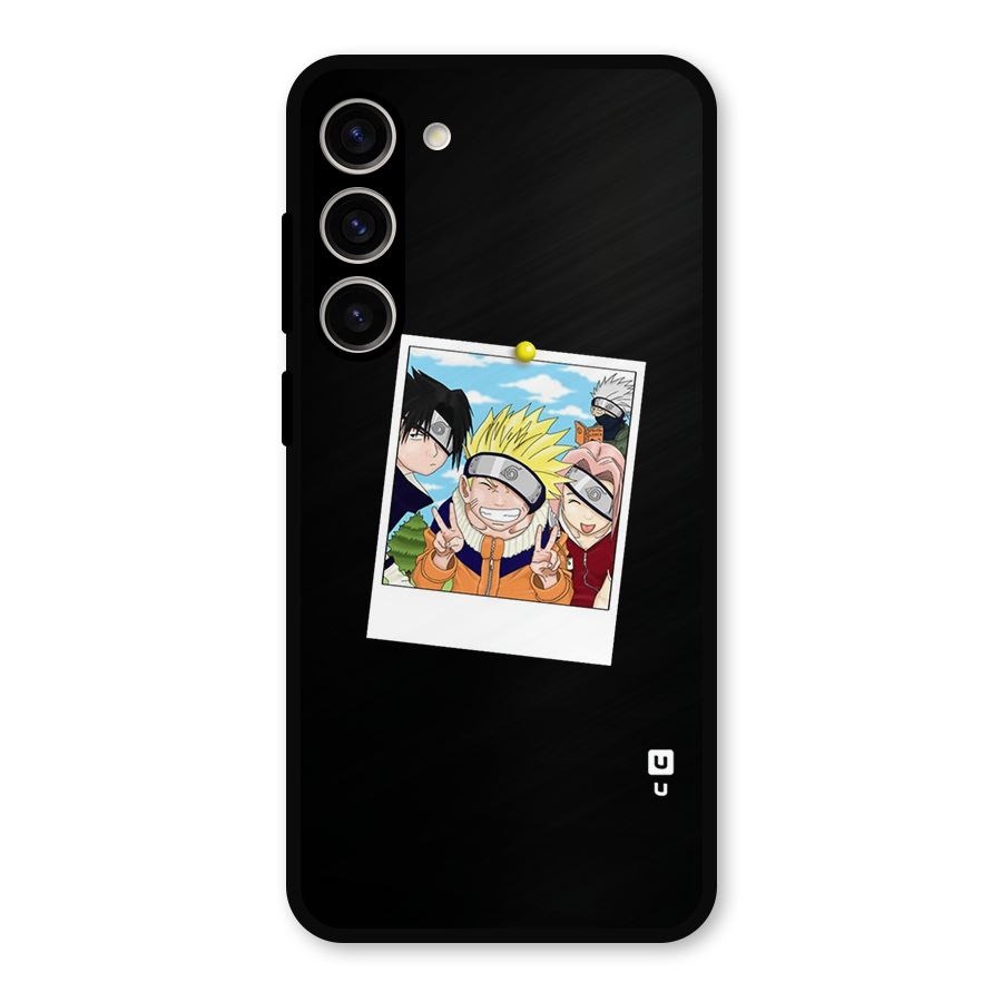 Team Kakashi Cute Metal Back Case for Galaxy S23 Plus