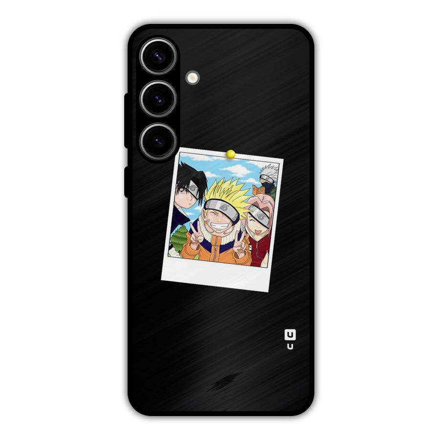 Team Kakashi Cute Metal Back Case for Galaxy S24 Plus