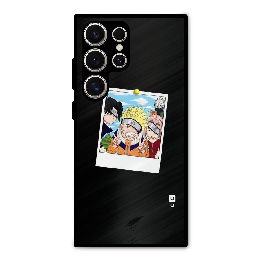 Team Kakashi Cute Metal Back Case for Galaxy S24 Ultra