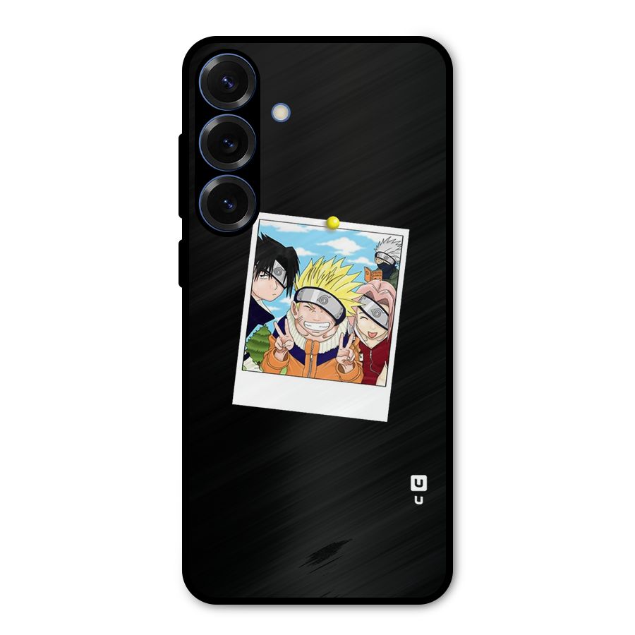 Team Kakashi Cute Metal Back Case for Galaxy S25 Plus