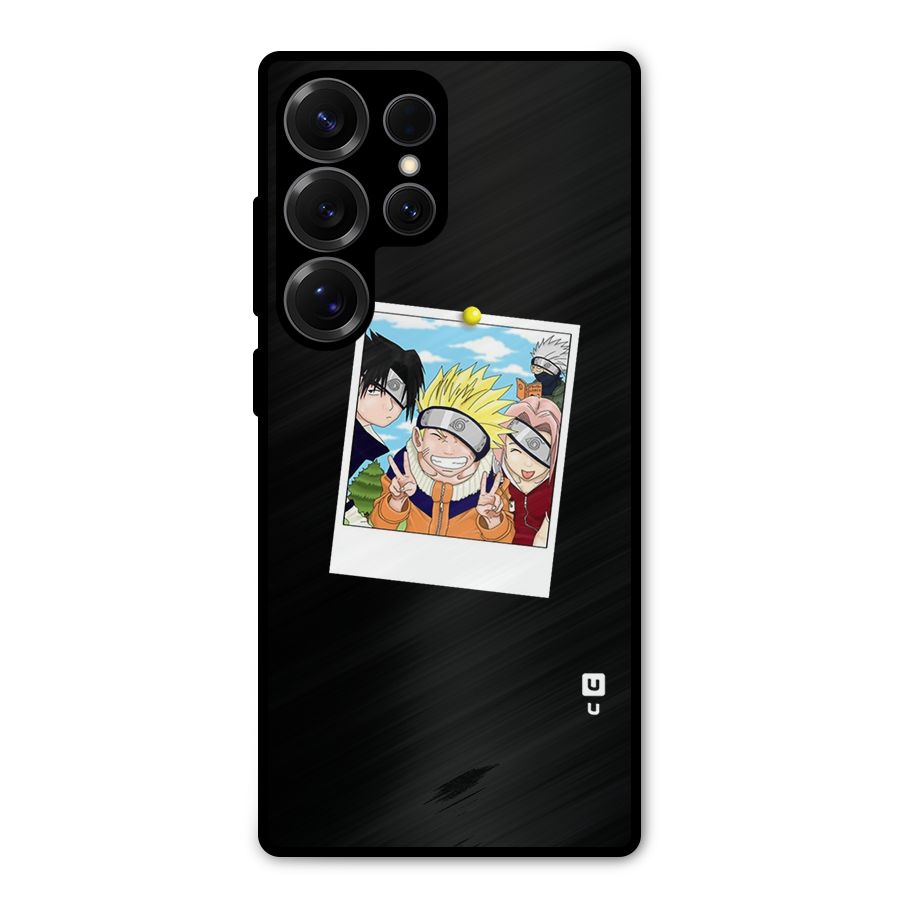 Team Kakashi Cute Metal Back Case for Galaxy S25 Ultra