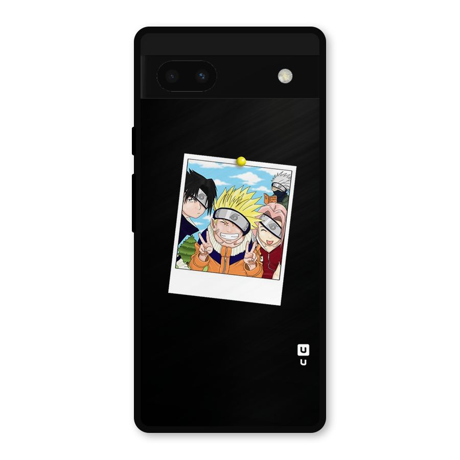 Team Kakashi Cute Metal Back Case for Google Pixel 6a