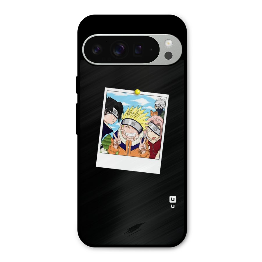 Team Kakashi Cute Metal Back Case for Google Pixel 9 Pro XL