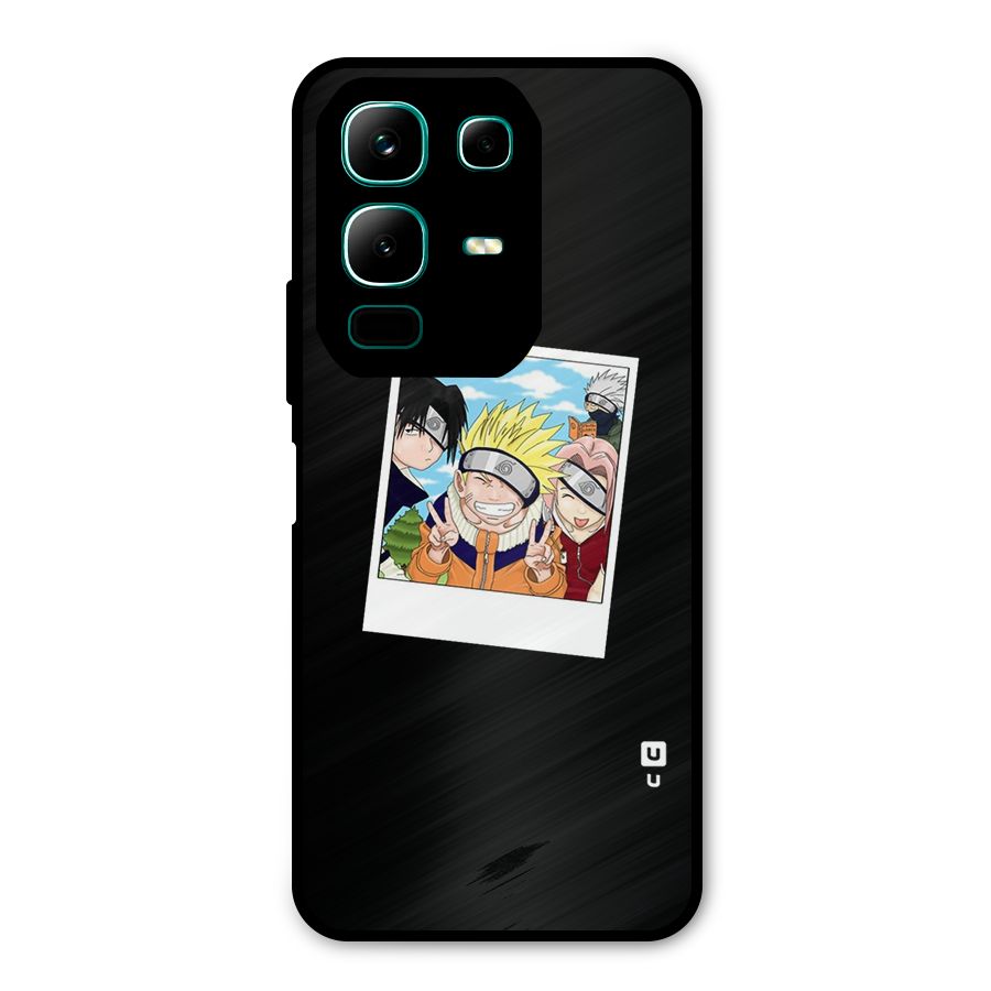 Team Kakashi Cute Metal Back Case for Infinix Note 50x
