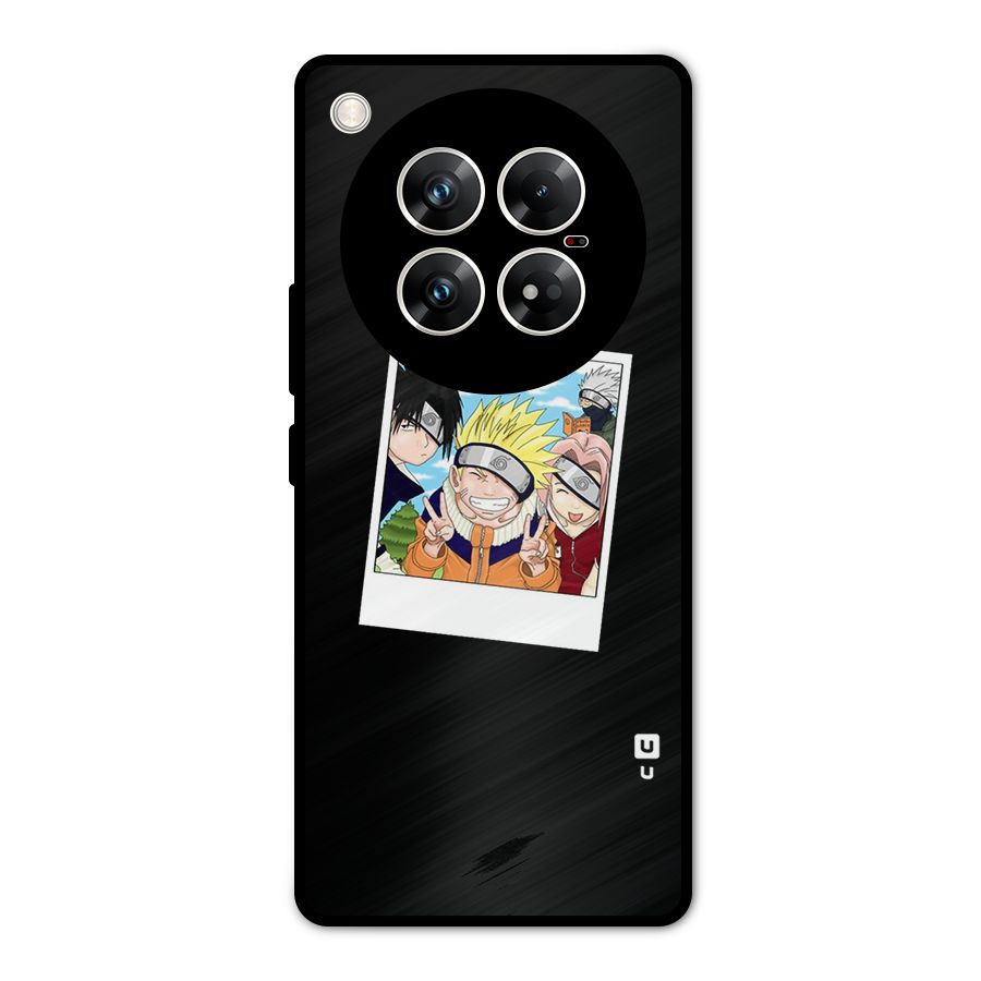 Team Kakashi Cute Metal Back Case for Infinix Zero 40 5G