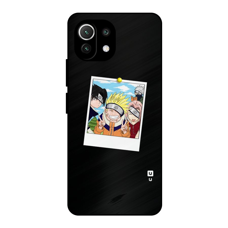 Team Kakashi Cute Metal Back Case for Mi 11 Lite NE 5G