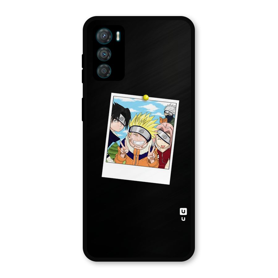 Team Kakashi Cute Metal Back Case for Moto G42
